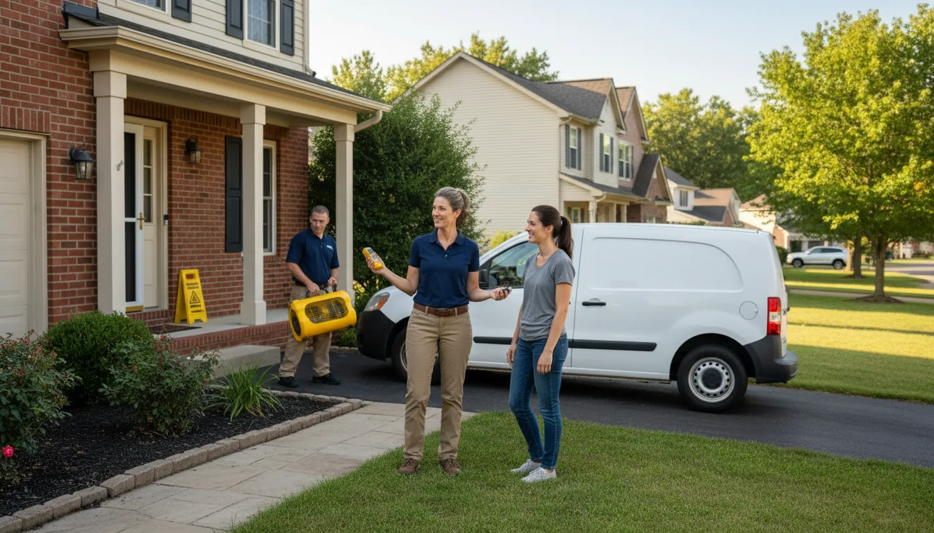 Residential water damage restoration in Micro, NC